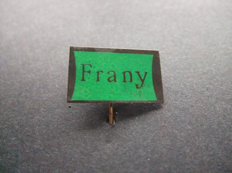 Frany de Luxe & Frany Populair,boekenserie ,uitgegeven door de Hema